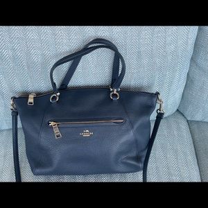 Coach Navy Prairie Satchel